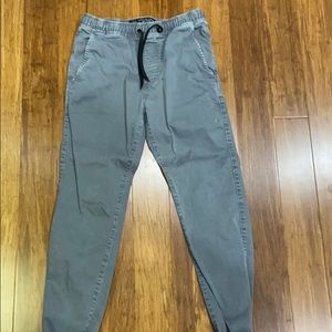 Grey pant joggers
